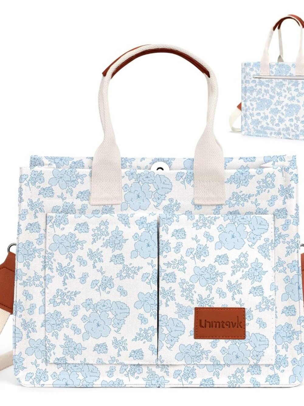 Canvas Tote Bag for Women, Work & Bible Study Handbag